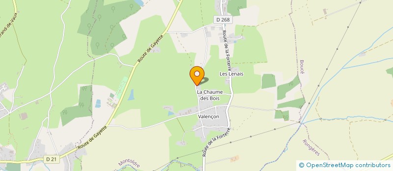 localisation de l'entreprise MONSIEUR JEREMY CLAVEAU  MONTOLDRE