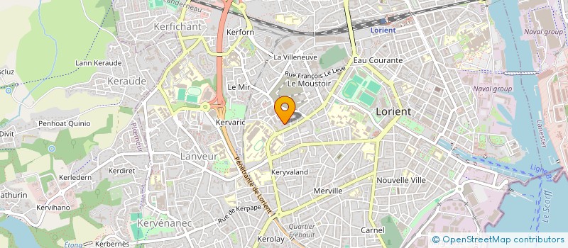 localisation de l'entreprise MONSIEUR JEREMY CLODIC  LORIENT