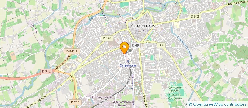 localisation de l'entreprise MONSIEUR JEREMY CLOITRE-CHABERT à CARPENTRAS