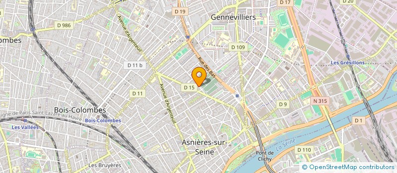 localisation de l'entreprise MONSIEUR JEREMY CLOTHO à ASNIERES-SUR-SEINE