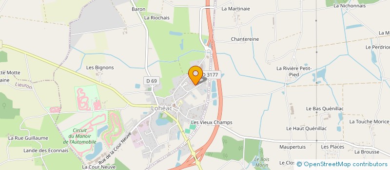 localisation de l'entreprise MONSIEUR JEREMY COGNARD  LOHEAC