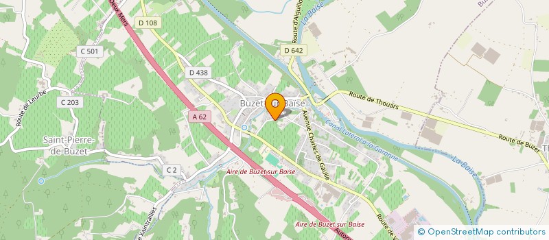 localisation de l'entreprise MONSIEUR JEREMY COGO  BUZET-SUR-BAISE