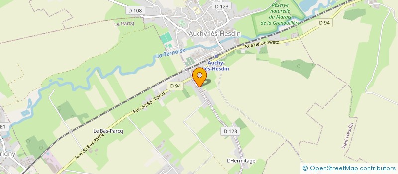 localisation de l'entreprise MONSIEUR JEREMY COINTE  AUCHY-LES-HESDIN