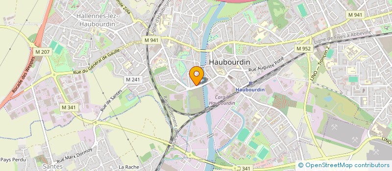 localisation de l'entreprise MONSIEUR JEREMY COISNE à HAUBOURDIN