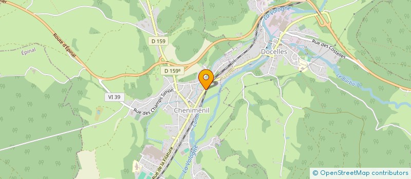 localisation de l'entreprise MONSIEUR JEREMY COLIN  CHENIMENIL