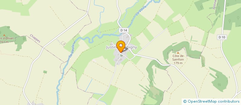 localisation de l'entreprise MONSIEUR JEREMY COLLET  JUSTINE-HERBIGNY