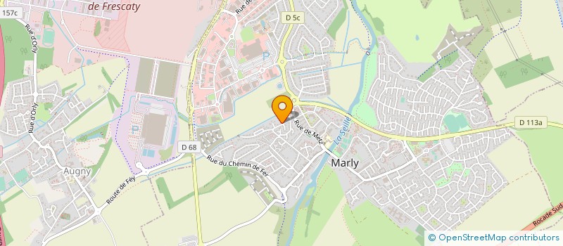 localisation de l'entreprise MONSIEUR JEREMY COLLIN  MARLY