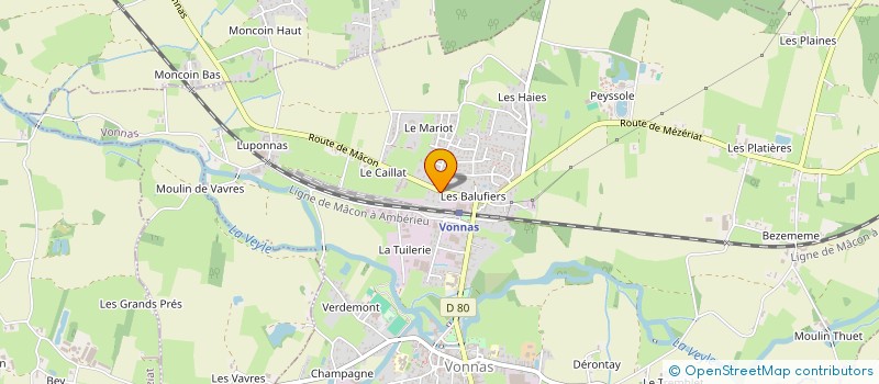 localisation de l'entreprise MONSIEUR JEREMY COMTE  VONNAS