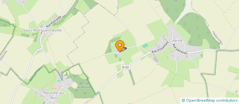 localisation de l'entreprise MONSIEUR JEREMY CONTIN  CITERNE