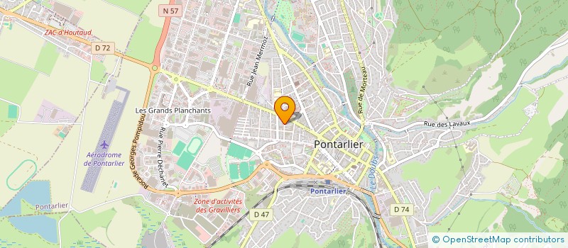localisation de l'entreprise MONSIEUR JEREMY CORDIER à PONTARLIER
