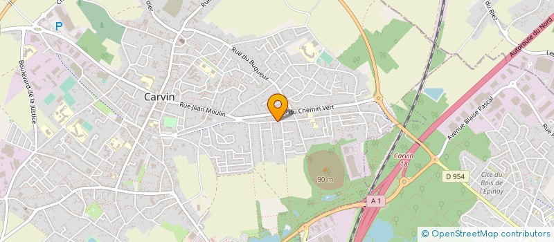 localisation de l'entreprise MONSIEUR JEREMY CORDIER à CARVIN