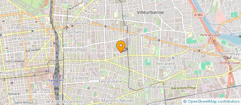 localisation de l'entreprise MONSIEUR JEREMY CORNET  VILLEURBANNE