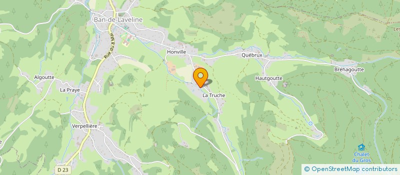 localisation de l'entreprise MONSIEUR JEREMY CORTES  BAN-DE-LAVELINE