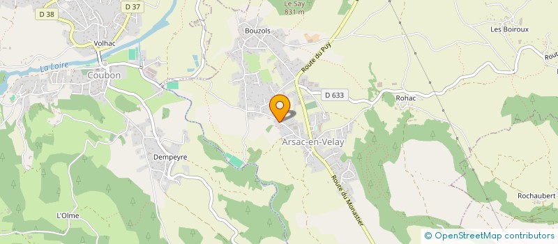 localisation de l'entreprise MONSIEUR JEREMY COSTE  ARSAC-EN-VELAY