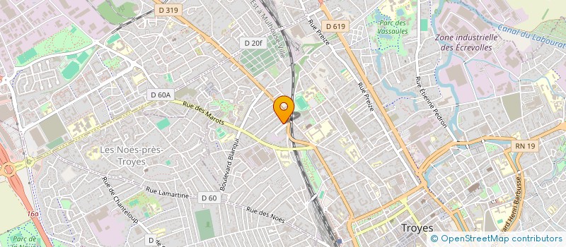 localisation de l'entreprise MONSIEUR JEREMY COTTE  LANTAGES