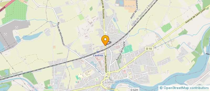 localisation de l'entreprise MONSIEUR JEREMY COUDERT  CAZERES