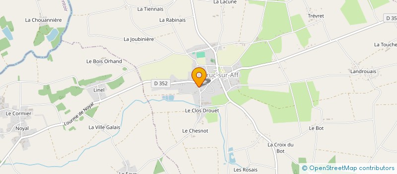 localisation de l'entreprise MONSIEUR JEREMY COUE  BRUC-SUR-AFF