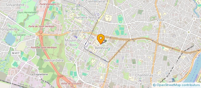 localisation de l'entreprise MONSIEUR JEREMY COURAULT à NANTES