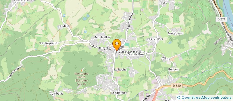 localisation de l'entreprise MONSIEUR JEREMY COURBON  FELINES