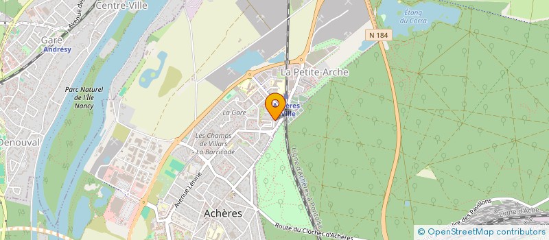 localisation de l'entreprise MONSIEUR JEREMY COUSIN  ACHERES