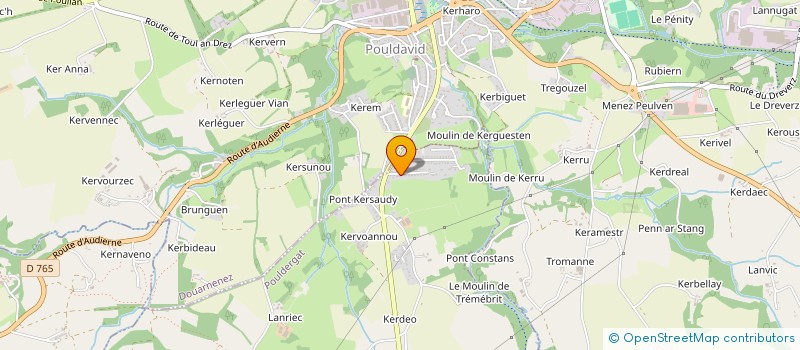 localisation de l'entreprise MONSIEUR JEREMY COUSIN  POULDERGAT