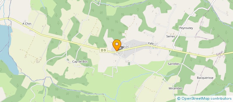 localisation de l'entreprise MONSIEUR JEREMY COUTHURES  GAJAC