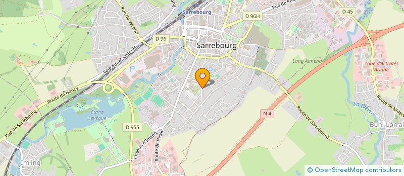 localisation de l'entreprise MONSIEUR JEREMY COZETTE  SARREBOURG