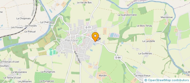 localisation de l'entreprise MONSIEUR JEREMY CREAC'H  PLECHATEL