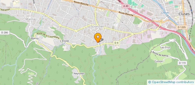 localisation de l'entreprise MONSIEUR JEREMY CREMA  SCIONZIER