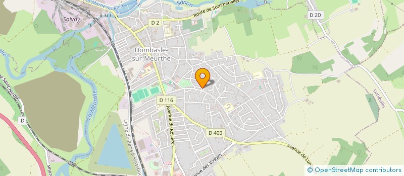 localisation de l'entreprise MONSIEUR JEREMY CRETEAU  DOMBASLE-SUR-MEURTHE