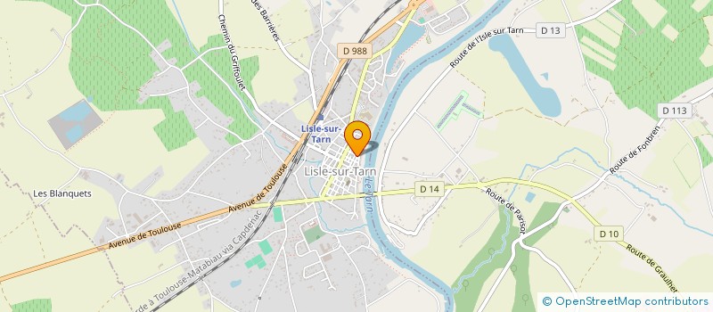 localisation de l'entreprise MONSIEUR JEREMY CROAIN à LISLE-SUR-TARN