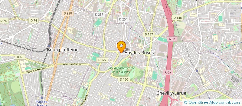 localisation de l'entreprise MONSIEUR JEREMY CROUZAT  L'HAY-LES-ROSES