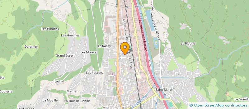 localisation de l'entreprise MONSIEUR JEREMY CROZET  SALLANCHES