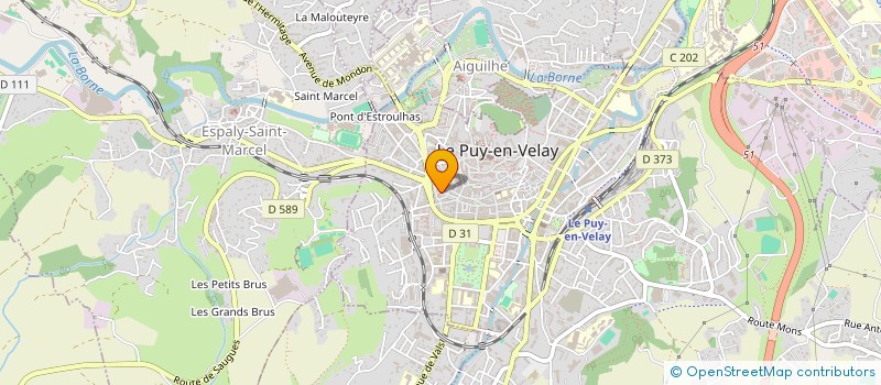 localisation de l'entreprise MONSIEUR JEREMY CULTIEN  LE PUY-EN-VELAY