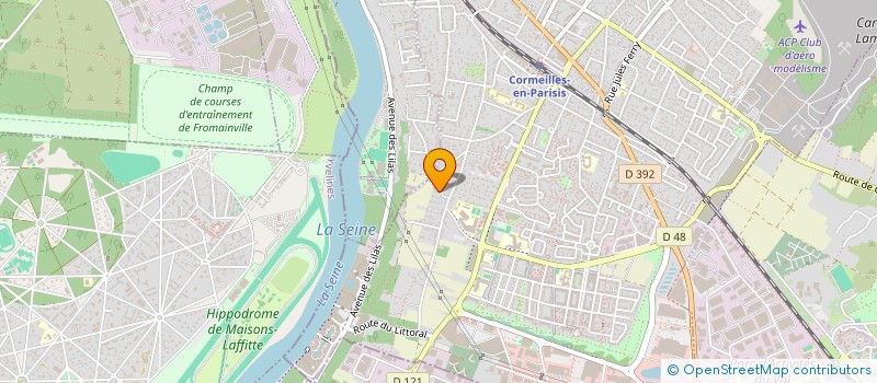 localisation de l'entreprise MONSIEUR JEREMY CUNHA  CORMEILLES-EN-PARISIS