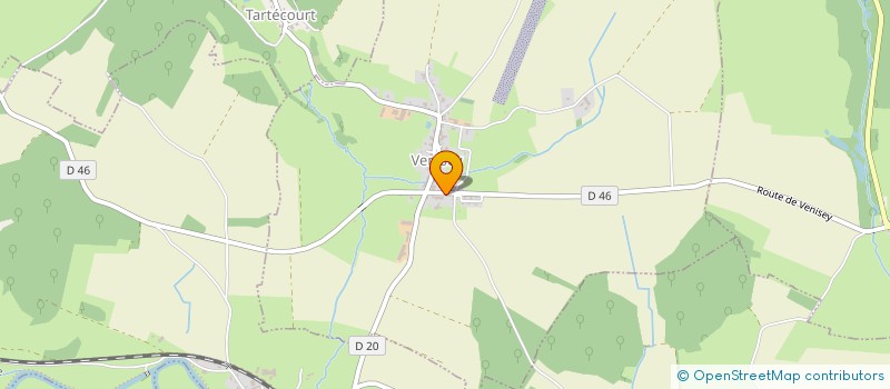 localisation de l'entreprise MONSIEUR JEREMY CUNY  VENISEY