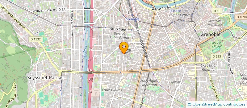 localisation de l'entreprise MONSIEUR JEREMY D'ORAZIO à GRENOBLE