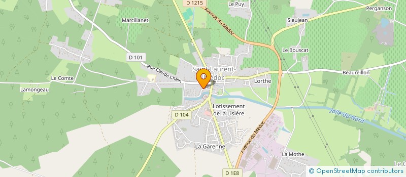 localisation de l'entreprise MONSIEUR JEREMY DA CUNHA à SAINT-LAURENT-MEDOC