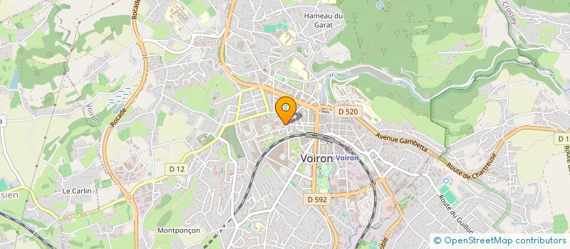 localisation de l'entreprise MONSIEUR JEREMY DAAS  VOIRON