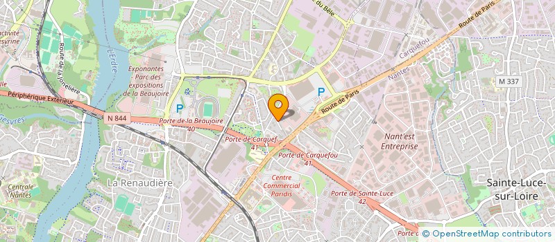 localisation de l'entreprise MONSIEUR JEREMY DAGUIN à NANTES