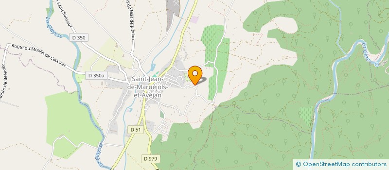 localisation de l'entreprise MONSIEUR JEREMY DAHOUANI  SAINT-JEAN-DE-MARUEJOLS-ET-AVEJAN