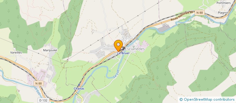 localisation de l'entreprise MONSIEUR JEREMY DALLE  ESCLANEDES