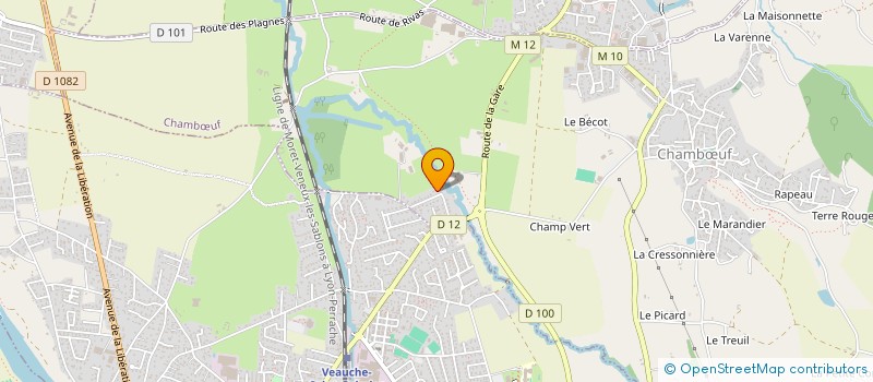 localisation de l'entreprise MONSIEUR JEREMY DAMIENS  CHAMBUF