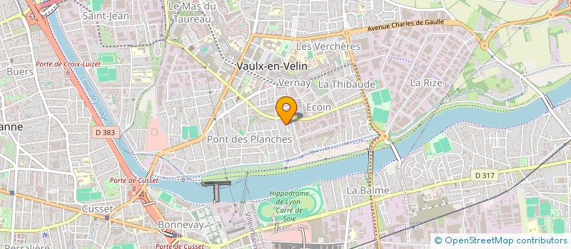 localisation de l'entreprise MONSIEUR JEREMY DANOIS à VAULX-EN-VELIN