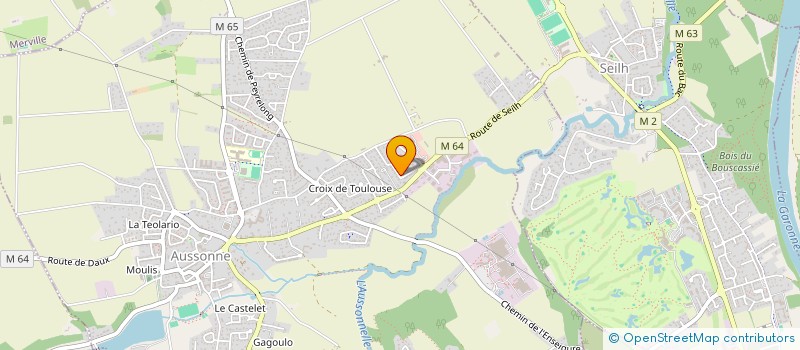 localisation de l'entreprise MONSIEUR JEREMY DAOUT  AUSSONNE