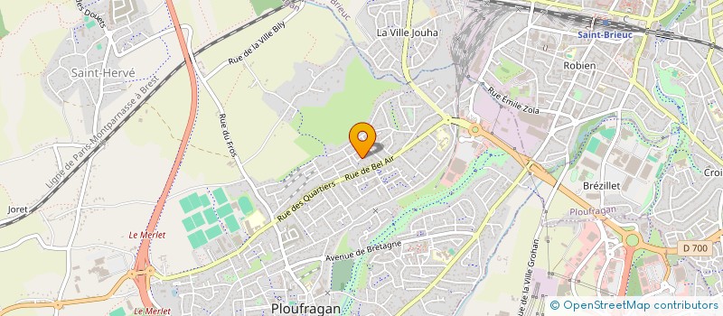 localisation de l'entreprise MONSIEUR JEREMY DARDENNE  PLOUFRAGAN