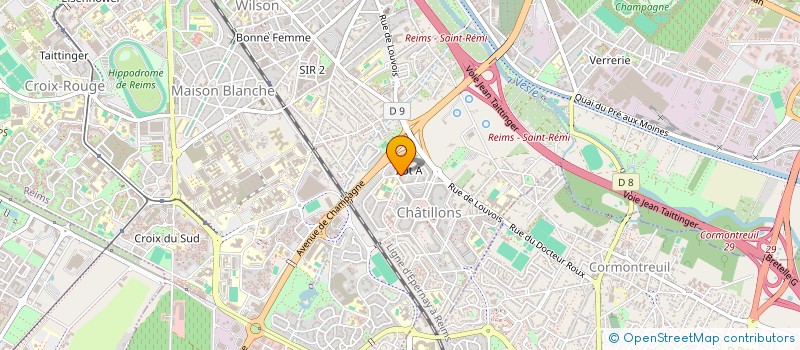 localisation de l'entreprise MONSIEUR JEREMY DARTOIS  REIMS