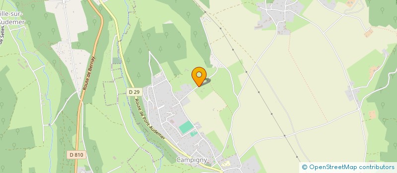 localisation de l'entreprise MONSIEUR JEREMY DAUFRESNE  CAMPIGNY