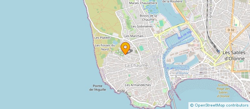 localisation de l'entreprise MONSIEUR JEREMY DAVID à LES SABLES D'OLONNE