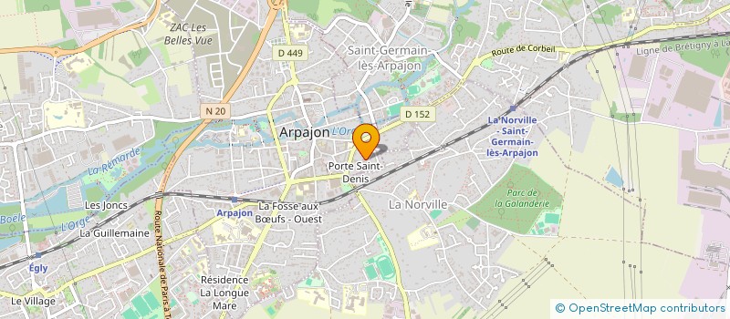 localisation de l'entreprise MONSIEUR JEREMY DAVILA  ARPAJON